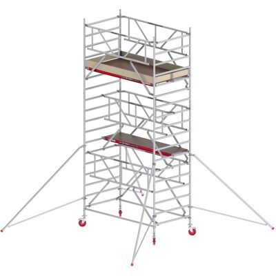 Altrex Fahrgerüst RS Tower 42-S Aluminium Safe-Quick mit Holz-Plattform 6,20m AH 1,35x2,45m Altrex Fahrgerüst RS Tower 42-S Aluminium Safe-Quick mit Holz-Plattform 6,20m AH 1,35x2,45m