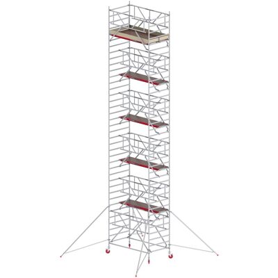 Altrex Fahrgerüst RS Tower 42-S Aluminium Safe-Quick mit Holz-Plattform 12,20m AH 1,35x2,45m Altrex Fahrgerüst RS Tower 42-S Aluminium Safe-Quick mit Holz-Plattform 12,20m AH 1,35x2,45m