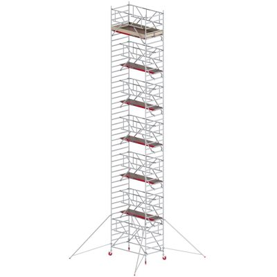 Altrex Fahrgerüst RS Tower 42-S Aluminium Safe-Quick mit Holz-Plattform 14,20m AH 1,35x2,45m Altrex Fahrgerüst RS Tower 42-S Aluminium Safe-Quick mit Holz-Plattform 14,20m AH 1,35x2,45m