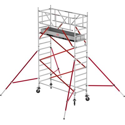 Altrex Fahrgerüst RS Tower 51 Plus Aluminium 0,90m breiter Rahmen mit Fiber-Deck Plattform 5,20m AH 0,90x2,45m Altrex Fahrgerüst RS Tower 51 Plus Aluminium 0,90m breiter Rahmen mit Fiber-Deck Plattform 5,20m AH 0,90x2,45m