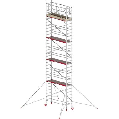 Altrex Fahrgerüst RS Tower 41 Alu mit Holz-Plattform 10,20m AH breit 0,75x2,45m Altrex Fahrgerüst RS Tower 41 Alu mit Holz-Plattform 10,20m AH breit 0,75x2,45m