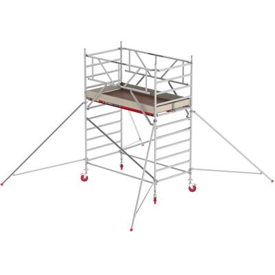 Altrex Fahrgerüst RS Tower 42 Aluminium mit Holz-Plattform 4,20m AH 1,35x2,45m Altrex Fahrgerüst RS Tower 42 Aluminium mit Holz-Plattform 4,20m AH 1,35x2,45m