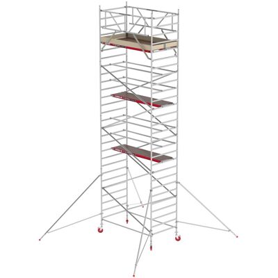Altrex Fahrgerüst RS Tower 42 Aluminium mit Holz-Plattform 7,20m AH 1,35x2,45m Altrex Fahrgerüst RS Tower 42 Aluminium mit Holz-Plattform 7,20m AH 1,35x2,45m