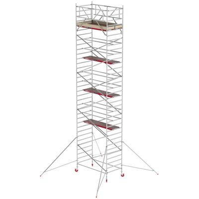 Altrex Fahrgerüst RS Tower 42 Aluminium mit Holz-Plattform 10,20m AH 1,35x1,85m Altrex Fahrgerüst RS Tower 42 Aluminium mit Holz-Plattform 10,20m AH 1,35x1,85m