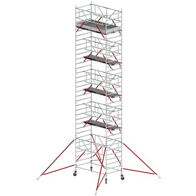 Altrex Fahrgerüst RS Tower 52-S Aluminium mit Safe-Quick und Holz-Plattform 11,20m AH 1,35x1,85m Altrex Fahrgerüst RS Tower 52-S Aluminium mit Safe-Quick und Holz-Plattform 11,20m AH 1,35x1,85m