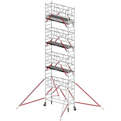 Altrex Fahrgerüst RS Tower 51-S Safe-Quick Aluminium mit Holz-Plattform 9,20m AH 0,75x2,45m Altrex Fahrgerüst RS Tower 51-S Safe-Quick Aluminium mit Holz-Plattform 9,20m AH 0,75x2,45m