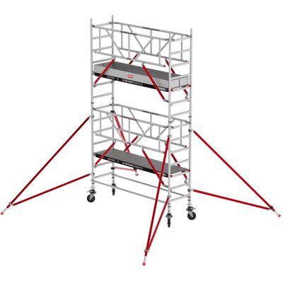 Altrex Fahrgerüst RS Tower 51-S Safe-Quick Aluminium mit Holz-Plattform 5,20m AH 0,75x1,85m Altrex Fahrgerüst RS Tower 51-S Safe-Quick Aluminium mit Holz-Plattform 5,20m AH 0,75x1,85m