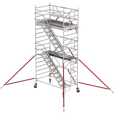 Altrex Treppengerüst RS Tower 53-S Aluminium Safe-Quick mit Holz-Plattform 6,20m AH 1,35x2,45m Altrex Treppengerüst RS Tower 53-S Aluminium Safe-Quick mit Holz-Plattform 6,20m AH 1,35x2,45m
