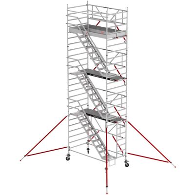 Altrex Treppengerüst RS Tower 53-S Aluminium Safe-Quick mit Holz-Plattform 8,20m AH 1,35x2,45m Altrex Treppengerüst RS Tower 53-S Aluminium Safe-Quick mit Holz-Plattform 8,20m AH 1,35x2,45m