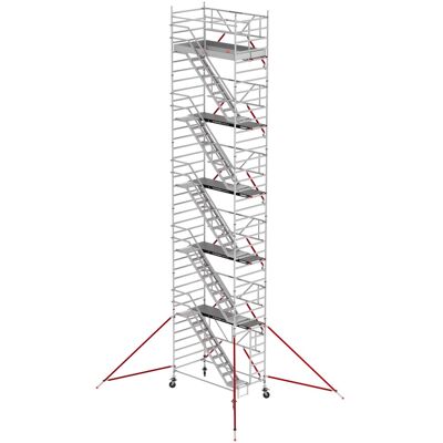 Altrex Treppengerüst RS Tower 53-S Aluminium Safe-Quick mit Holz Plattform 12,20m AH 2,45x1,85m Altrex Treppengerüst RS Tower 53-S Aluminium Safe-Quick mit Holz Plattform 12,20m AH 2,45x1,85m