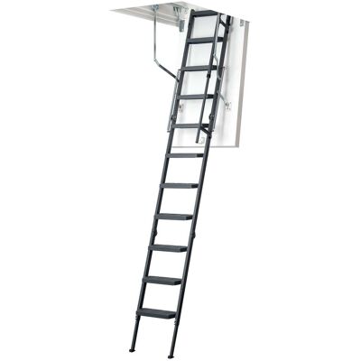 Dolle Bodentreppe clickFIX® comfort 3-teilig bis 244-264cm Raumhöhe mit U-Wert 0,49 Deckenöffnung 130x70cm Dolle Bodentreppe clickFIX® comfort 3-teilig bis 244-264cm Raumhöhe mit U-Wert 0,49 Deckenöffnung 130x70cm