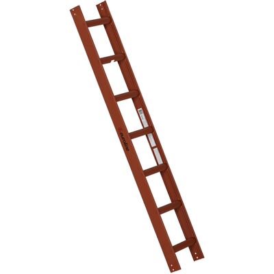 Euroline Premium Kaminkehrerleiter 7 Sprossen RAL8004 Rot Euroline Premium Kaminkehrerleiter 7 Sprossen RAL8004 Rot