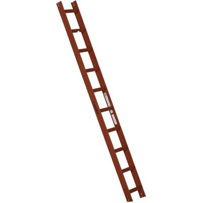 Euroline Premium Kaminkehrerleiter 10 Sprossen RAL8004 Rot Euroline Premium Kaminkehrerleiter 10 Sprossen RAL8004 Rot