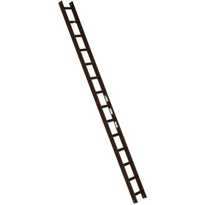 Euroline Premium Kaminkehrerleiter 14 Sprossen RAL8014 Braun Euroline Premium Kaminkehrerleiter 14 Sprossen RAL8014 Braun