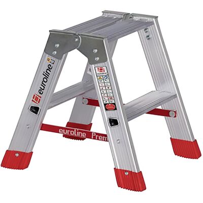 Euroline Premium 30577 Stufenstehleiter 2x2 Stufen Euroline Premium 30577 Stufenstehleiter 2x2 Stufen