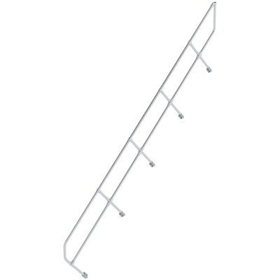 MUNK Aluminium Handlauf - 45° Winkel - 16 Stufen - Industrie Treppenzubehör MUNK Aluminium Handlauf - 45° Winkel - 16 Stufen - Industrie Treppenzubehör