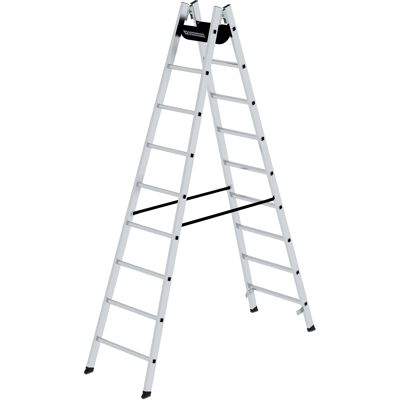 MUNK Aluminiumleiter mit engen Stufen - Sicherheit 2x9 - 3850mm MUNK Aluminiumleiter mit engen Stufen - Sicherheit 2x9 - 3850mm