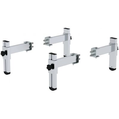 Kaiserkraft Aluminium Gerüststützfüße - 4er-Set - Standard Kaiserkraft Aluminium Gerüststützfüße - 4er-Set - Standard