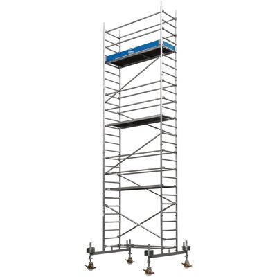 Iller Leiter Iller Fahrgerüst mit Fahrbalken 2,20x0,75m und 200mm Rollen spindelbar 8,55m AH Iller Leiter Iller Fahrgerüst mit Fahrbalken 2,20x0,75m und 200mm Rollen spindelbar 8,55m AH