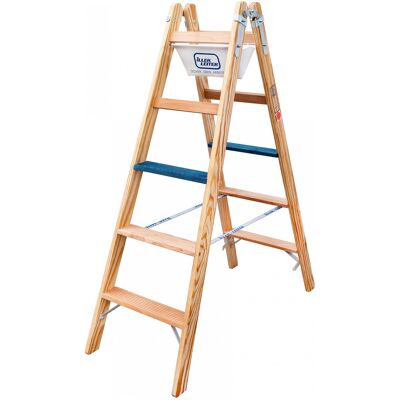 Iller Holz Stehleiter ERGO Plus 2x6 Stufen 3,04m Iller Holz Stehleiter ERGO Plus 2x6 Stufen 3,04m
