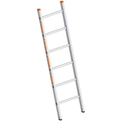 Layher Aluminiumleitern - 6 Sprossen, 450mm Breite - Leiter Layher Aluminiumleitern - 6 Sprossen, 450mm Breite - Leiter