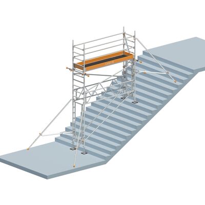 Layher Treppen-Kit für Fahrgerüst Uni Standard P2 mit 2 Durchgängen 5,73m AH Layher Treppen-Kit für Fahrgerüst Uni Standard P2 mit 2 Durchgängen 5,73m AH