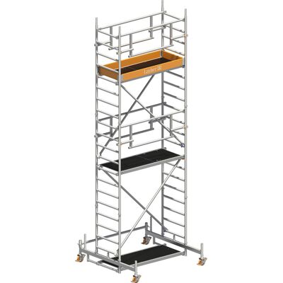 Layher Rollgerüst Uni Leicht P2 Safety Plus mit Doppelgeländer 6,26m AH Layher Rollgerüst Uni Leicht P2 Safety Plus mit Doppelgeländer 6,26m AH