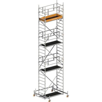 Layher Rollgerüst Uni Leicht P2 Safety Plus mit Doppelgeländer 8,26m AH Layher Rollgerüst Uni Leicht P2 Safety Plus mit Doppelgeländer 8,26m AH
