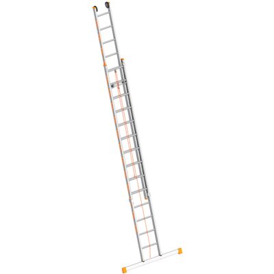 Layher Aluminium-Kletterleiter - 2x14 Fuscei Layher Aluminium-Kletterleiter - 2x14 Fuscei