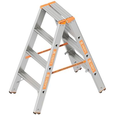 Layher Leiter - 2x4 Flache Stufen - Arbeitshöhe 2500mm Layher Leiter - 2x4 Flache Stufen - Arbeitshöhe 2500mm