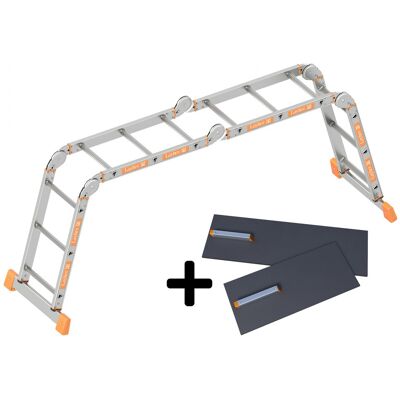 Layher Topic 1057 Kofferraumleiter 4x3 Sprossen inklusive Plattform Layher Topic 1057 Kofferraumleiter 4x3 Sprossen inklusive Plattform