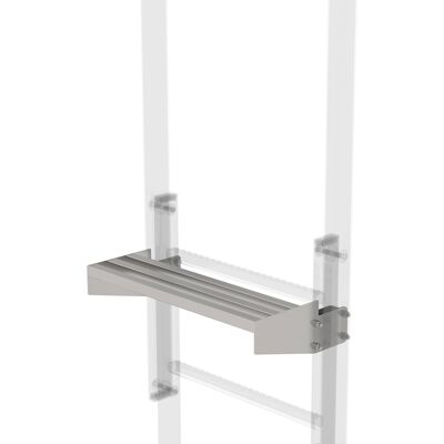 MUNK Günzburger Steigtechnik Modell 200mm Edelstahl Ausstiegstritt MUNK Günzburger Steigtechnik Modell 200mm Edelstahl Ausstiegstritt