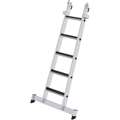 MUNK Günzburger Steigtechnik MUNK Stufen-Glasreinigerleiter mit nivello-Traverse clip-step R13 - Leiter MUNK Günzburger Steigtechnik MUNK Stufen-Glasreinigerleiter mit nivello-Traverse clip-step R13 - Leiter