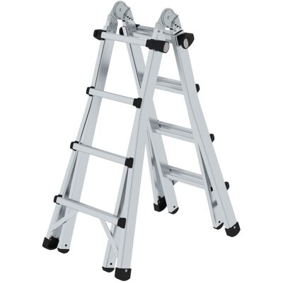 Munk Günzburger Steigtechnik MUNK Gelenk-Teleskopleiter 4x4 Sprossen Munk Günzburger Steigtechnik MUNK Gelenk-Teleskopleiter 4x4 Sprossen