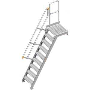 Layher 112 Treppe mit Plattform 60° 600mm 9 Stufen