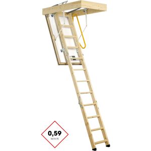 Minka Bodentreppe Polar Extrem mit U-Wert 0,59 W/m2K bis 280cm Raumhöhe 140x70cm Deckenöffnung