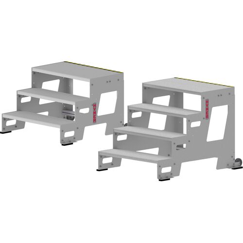 Hymer Industrietritt Grundmodul mit Alu-Profilstufen 1m Stufenbreite 2 Stufen