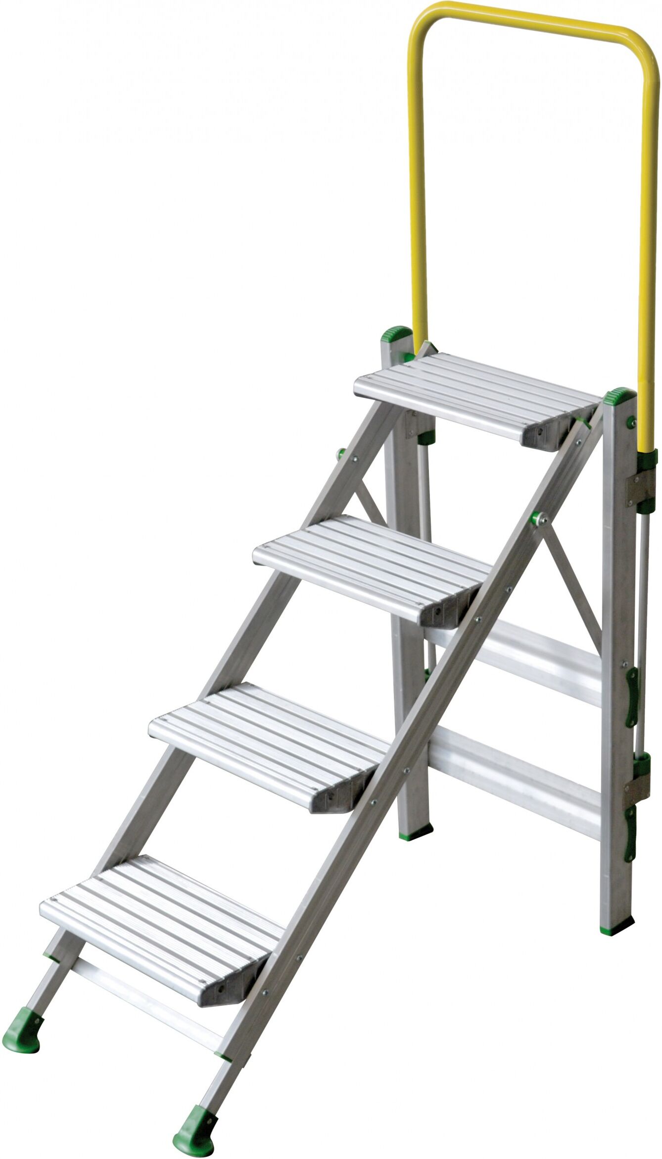 Facal Klapptreppe Plio mit Sicherheitsbügel Aluminium 4 Stufen