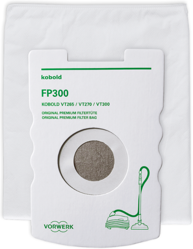 Vorwerk Kobold FP265-300 Premium-Filtertüte (5 Stk.) Vorwerk Kobold FP265-300 Premium-Filtertüte (5 Stk.)