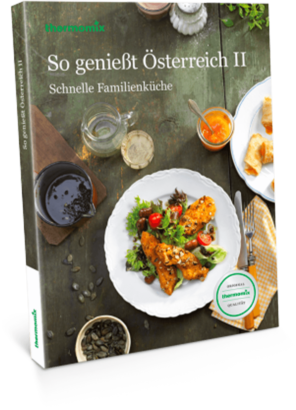 Vorwerk Thermomix® Kochbuch „So genießt Österreich 2 – Schnelle Familienküche“