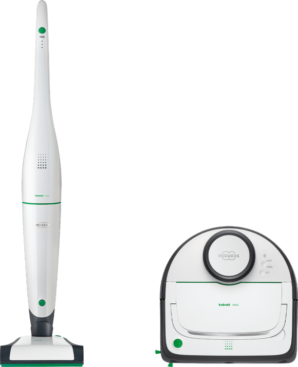 Vorwerk Kobold VB100 Akku-Staubsauger & VR300 Saugroboter Innovations-Set