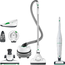 Vorwerk Kobold VB100 Akku-Staubsauger & VT300 Bodenstaubsauger Tiefenrein-Set