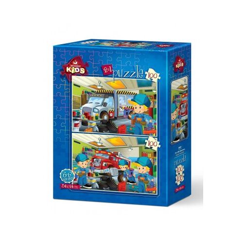 ART Puzzle 2 Puzzles - Mechanic 100 Teile Puzzle Art-Puzzle-5641