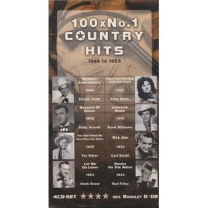 Various - 100 x No. 1 Country Hits 1944 to 1955 (4-CD)