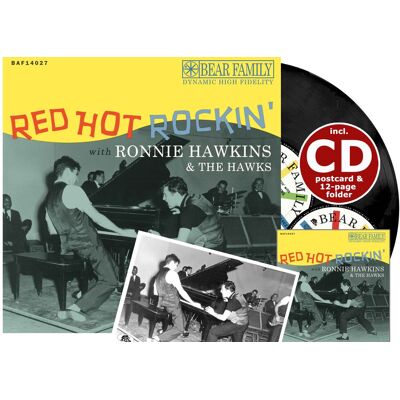 Hawkins, Ronnie - Red Hot Rockin' with Ronnie Hawkins (LP & CD, 10inch, 45rpm) Hawkins, Ronnie - Red Hot Rockin' with Ronnie Hawkins (LP & CD, 10inch, 45rpm)