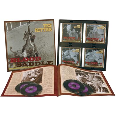 Ritter, Tex - Blood On The Saddle (4-CD Deluxe Box Set) Ritter, Tex - Blood On The Saddle (4-CD Deluxe Box Set)
