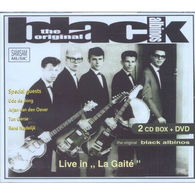 Black Albino's - Live In "La Gaité" (2-CD & DVD) Black Albino's - Live In "La Gaité" (2-CD & DVD)