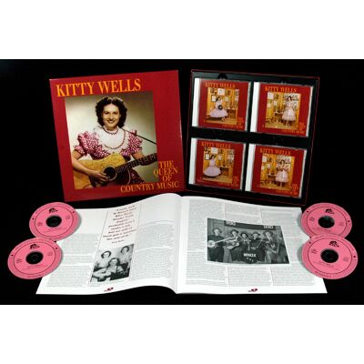 Wells, Kitty - Queen Of Country Music 1949-1958 (4-CD Deluxe Box Set) Wells, Kitty - Queen Of Country Music 1949-1958 (4-CD Deluxe Box Set)