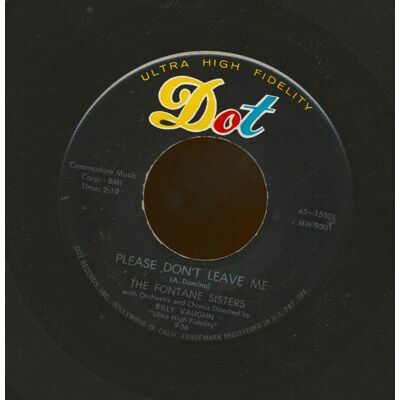 Fontaine Sisters, The - Please Don't Leave Me - Still (7inch, 45rpm) Fontaine Sisters, The - Please Don't Leave Me - Still (7inch, 45rpm)