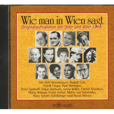 Various - Wie man in Wien sagt (CD) Various - Wie man in Wien sagt (CD)